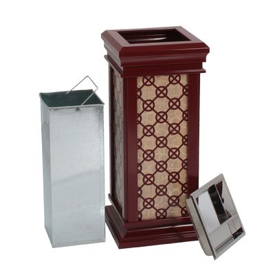 Customized Stainless Steel Hotel Ground Ash Barrel Floor Standing Ashtray