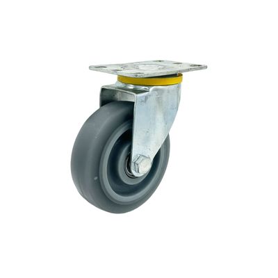 High Elasticity Thermoplastic Rubber TPR Caster Wheels For Furniture 3 Inch 4 Inch 5 Inch