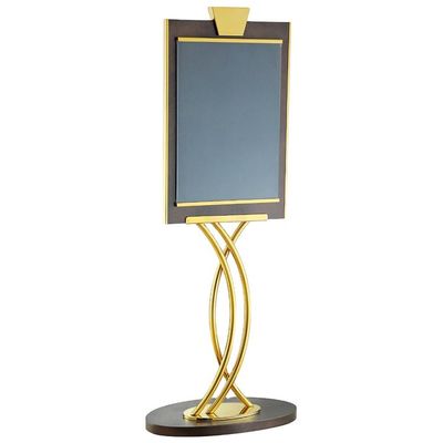 Custom Color Lobby Sign Holder Floor Sranding Stainless Steel Welcome Sign Stand