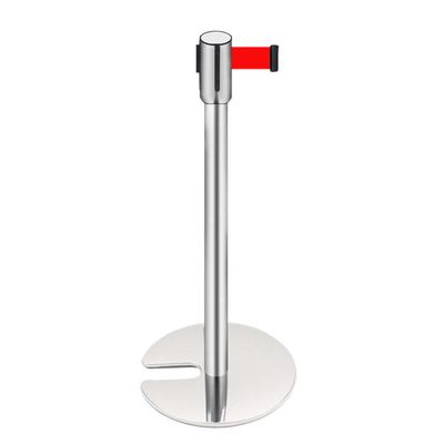 VIP Crowd Control Posts With Retractable Belt , Queue Line Traffic Control Stanchions