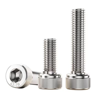 Stainless Steel Hex Socket Head Bolts / Screws 304 316 Grade Corrosion Resistance OEM