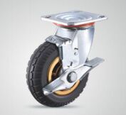 Smooth Tread High Capacity Caster Wheels Featuring Standard Threaded M12×25 Optimized for Heavy Load Equipment Transport