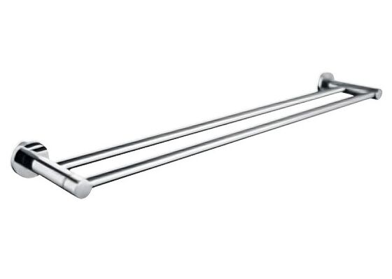 Customize Logo Bathroom Towel Rack Set Featuring Towel Ring Space Saving Wall Mounted Bathroom Organizer for Hotels Homes and Commercial