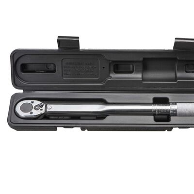 Precision Manual Torque Wrench with ±3% Accuracy and 10-150 Nm Torque Range Featuring Click Type Torque Release