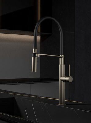 Corrosion-resistant 304 Stainless Steel Bathroom Faucet with 0.5 To 5.0 Bar Operating Pressure in Brushed Nickel Finish