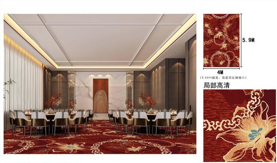 Customizable Stain Resistant Hotel Carpets with High Wear Resistance for Hospitality Environments