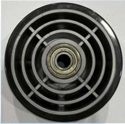 Industrial Caster Wheels with Pressed Steel Bracket Ball Bearing System and Plate Mounting for Heavy Duty Applications