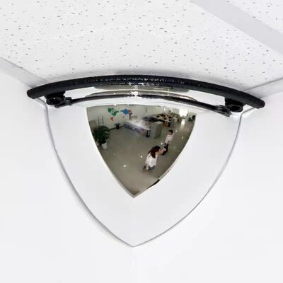 Indoor Hemisphere 1/8 Spherical Wide Angle Convex Mirror 30cm-120cm Space Saving