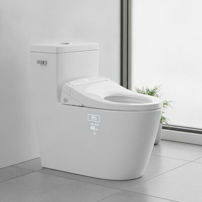 Dual Flush Bathroom Smart Toilet Incorporating Less Than 40 DB Noise Level Technology For Quiet Smart Toilet Performance
