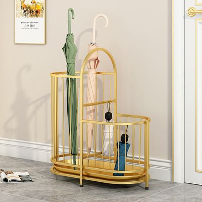 Customized Metal Hotel Umbrella Stand Detachable Self Service Umbrella Stand