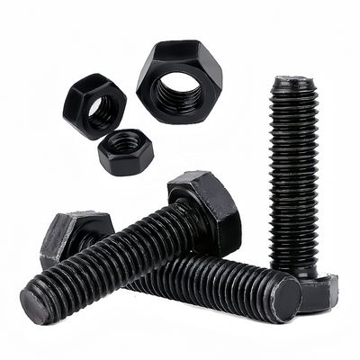 M6 M8 M10 M12 Hexagonal Nut Bolt Fasteners Din933 Standard Customized