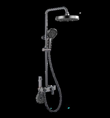 Modern Brass Bathroom Shower Head Rainfall And Handheld Set With Four Function
