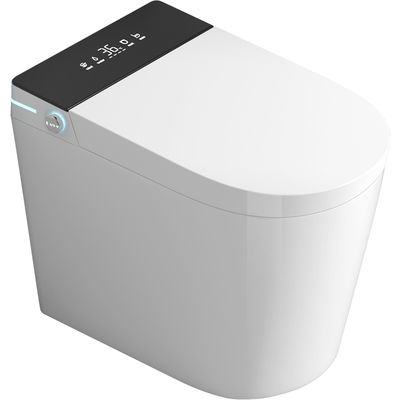 Automatic Flushing And Bidet Bathroom Smart Toilet With Antibacterial Seat Customized
