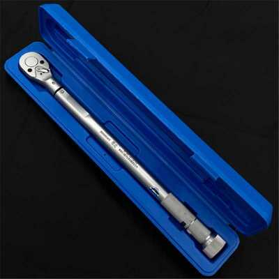 Ft-lb Manual Torque Wrench with 1/2 Inch Drive Size and Ergonomic Handle Providing Torque Settings from 10 to 150 Nm