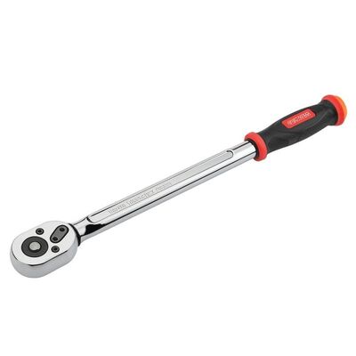 Chrome Vanadium Steel Manual Torque Wrench with Non-slip Grip Handle and 10-150 Nm Torque Range