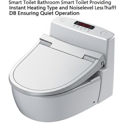 Smart Toilet with Instant Heating Type, Noise Level Less Than 40 DB, and Automatic Self-cleaning Nozzle for Modern Bathrooms