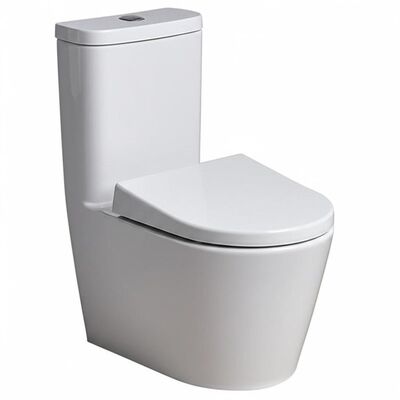 Smart Toilet with Less Than 40 DB Noise Level, Remote Control And Side Panel, and Heated Seat With Soft Close for Ultimate Comfort