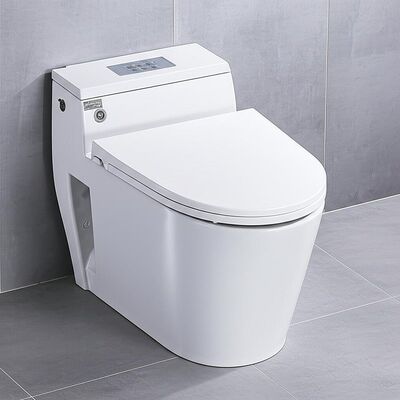 Smart Toilet Bathroom Smart Toilet with Less Than 40 DB Noise Level, Automatic Self-cleaning Nozzle, and Heated Seat With Soft Close