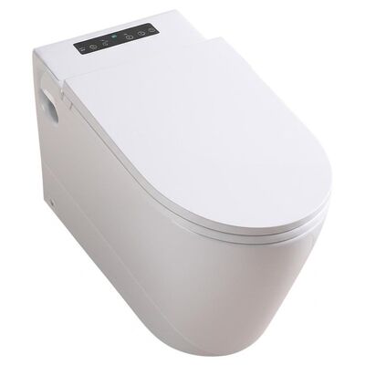 Smart Toilet with Automatic Self-cleaning Nozzle, Less Than 40 DB Noise Level, and Heated Seat With Soft Close