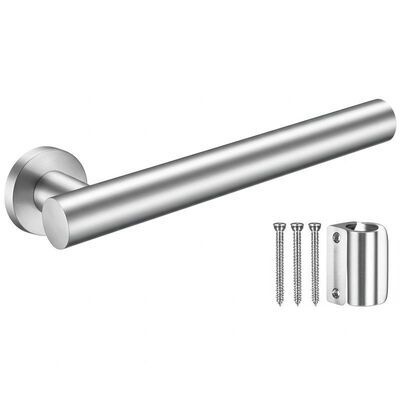 201 SUS Stainless Steel Towel Bar with Single Tier Design and Mounting Hardware Included for Bathroom Fixture