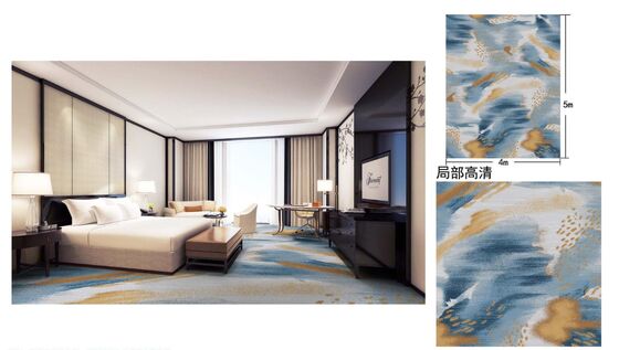 Heavy Duty Hotel Carpet with Customizable Design for High Traffic Areas in Hospitality Industry