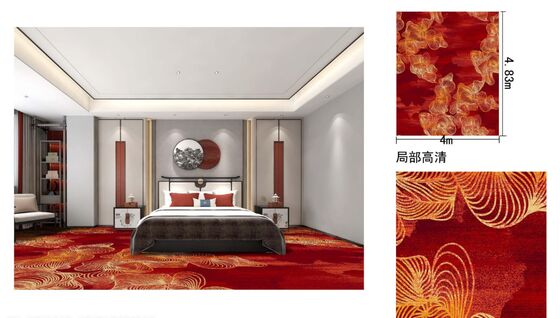 Durable Luxury Hotel Carpet with Customizable Color Options for Hotel Corridors and Commercial Spaces