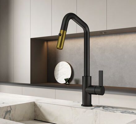 Corrosion-resistant 304 Stainless Steel Faucet with Tool-Free Installation for Hot and Cold Water Mixing