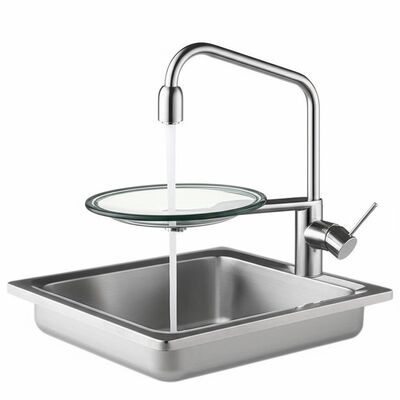 Corrosion-resistant Stainless Steel Faucet with Tool-Free Installation and 0.5 To 5.0 Bar Operating Pressure for Bathroom Sink