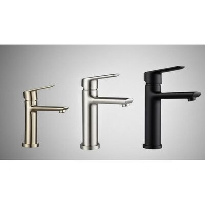 Corrosion-resistant 304 Stainless Steel Bathroom Faucet with 0.5 To 5.0 Bar Operating Pressure in Brushed Nickel Finish