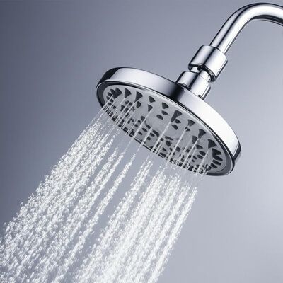 Anti-Clog Nozzles Stainless Steel Shower Head with 2-3 Spray Modes for Apartment and Hotel Use