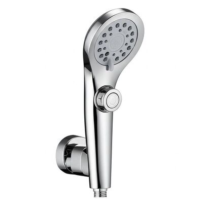 Stainless Steel Bathroom Shower Head with Anti-Clog Nozzles and 2-3 Spray Modes for Wall Mounted Installation