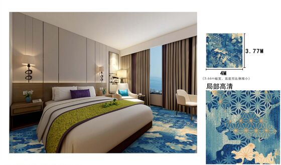 Non Slip High Traffic Area Stain Resistant Hotel Carpet Ideal for Commercial Settings