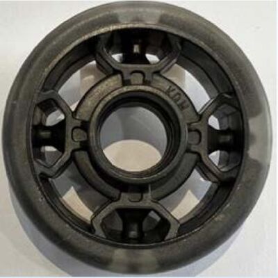 Low Noise Zinc Plated Industrial Caster Wheels with 155mm Height for Heavy Duty Equipment