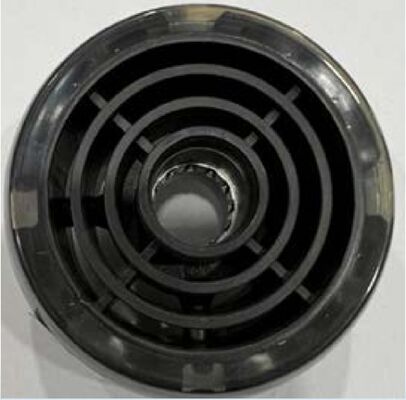Industrial Caster Wheels with Pressed Steel Bracket 2.0mm for Smooth or Treaded Tread and Rubber Shock Absorption