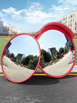 60cm Round Convex Blind Spot Safety Mirror For Indoor Outdoor Shop Warehouse Parking Office