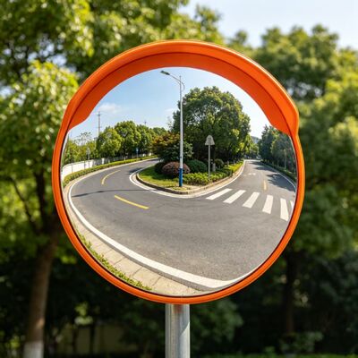 Wide Angle Blind Spot Anti Collision Road Mirror Convex For Outdoor Road Driveway Indoor Warehouse Parking Lot