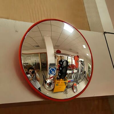 Wide Angle Blind Spot Anti Collision Road Mirror Convex For Outdoor Road Driveway Indoor Warehouse Parking Lot