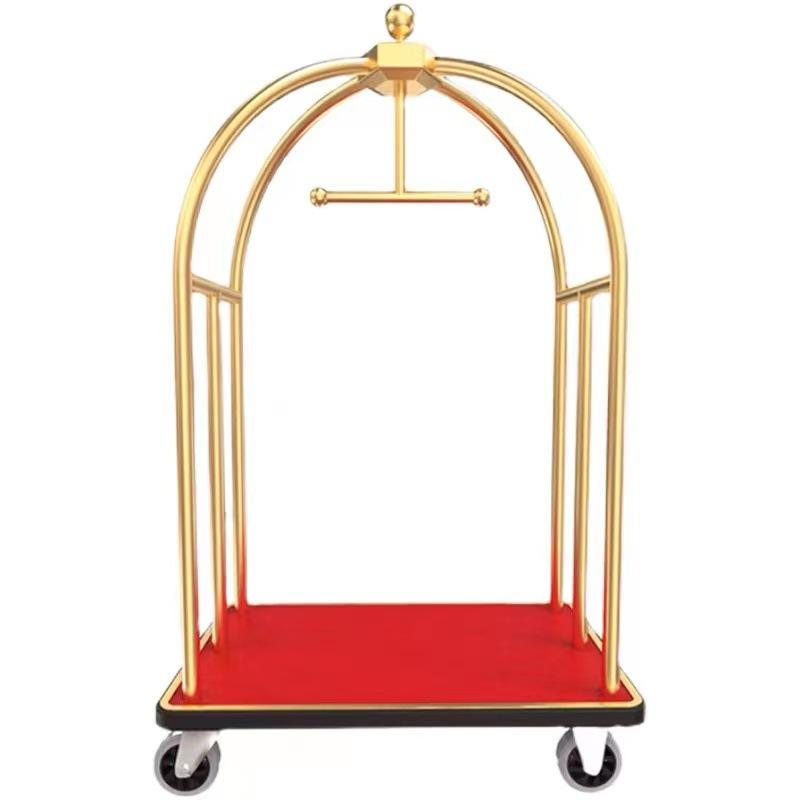 Metal Hotel Amenities Set Luxury Hotel Lobby Guest Luggage Cart 100 ...